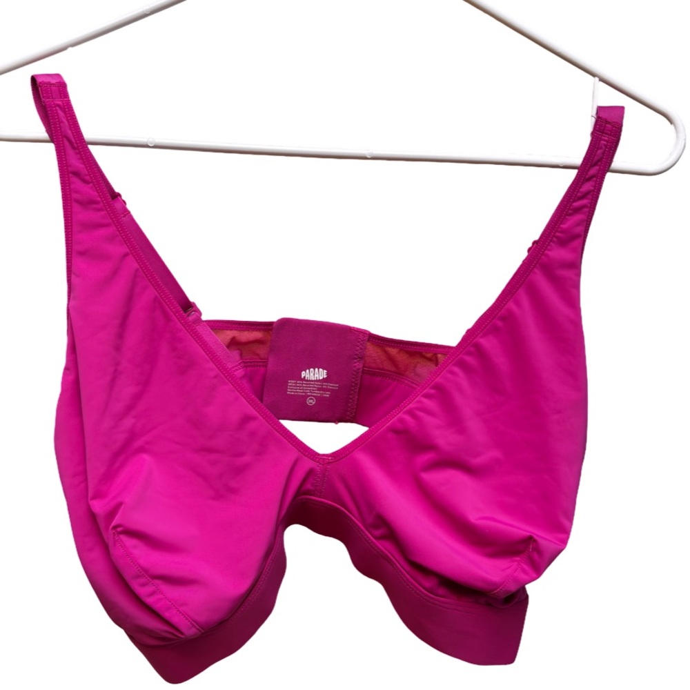 Parade Fuchsia 3XL Bralette, Hook & Eye, Adjustable Straps